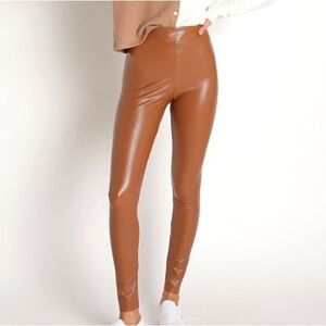 Love Fire vegan leather leggings size medium